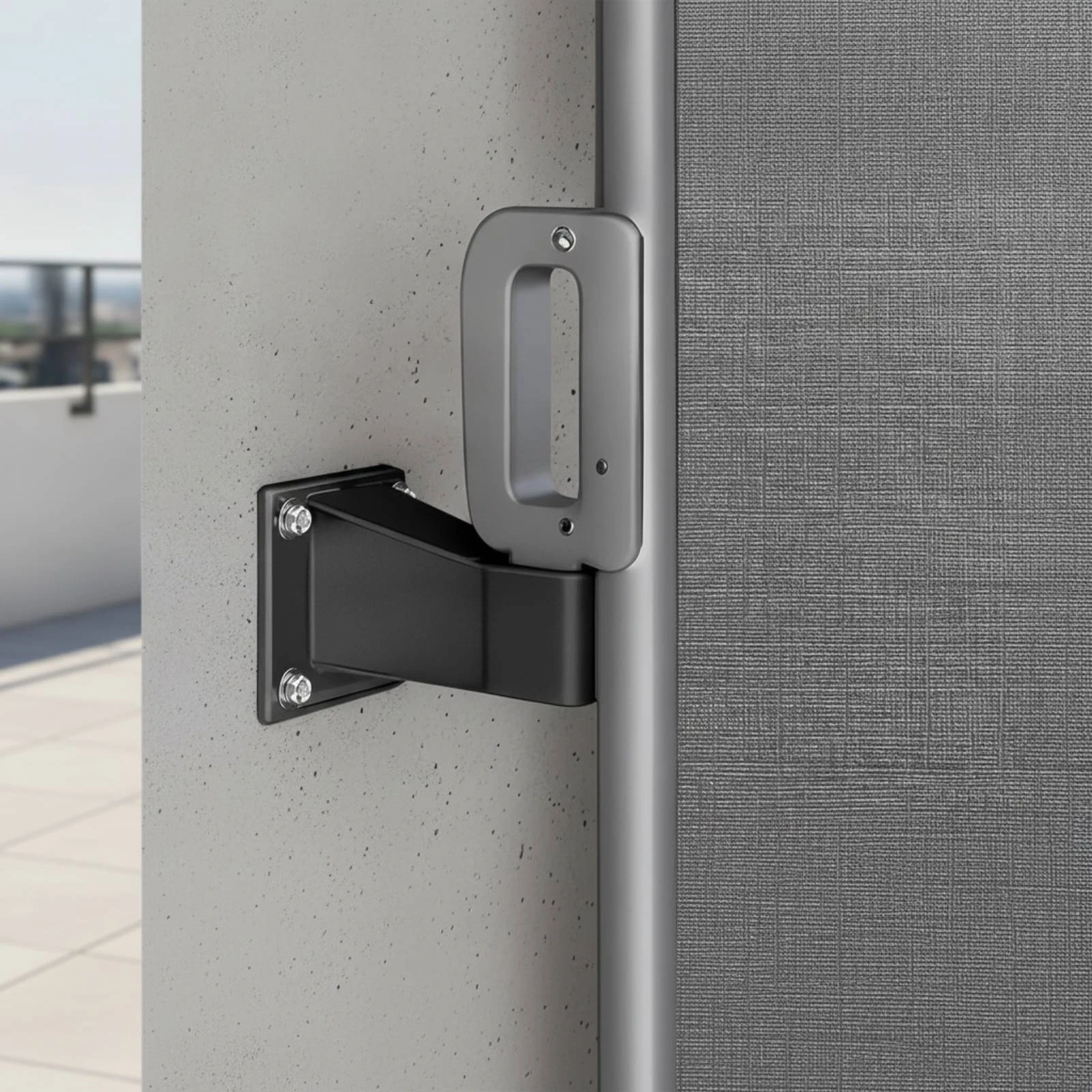 Side Awning Mounting Bracket Outdoor Side Awning Bracket Support Weatherproof Hardware Easy to Install for Homeowners, Patio