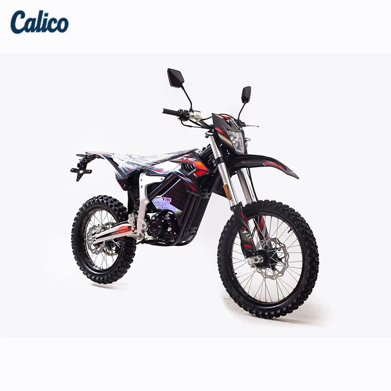 كاليكو الجديدة 125 كم/ساعة 150 كجم دراجة نارية كهربائية 72 فولت 73AH عالية الجودة سبائك الألومنيوم مركبة كهربائية على الطرق الوعرة