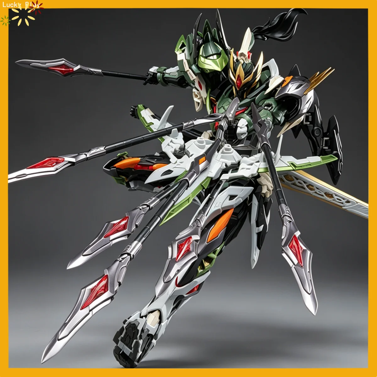 Motor Nuclear Mnp-Xh17 Ma Chao Heavenly Hero Star Armored Tiger General Assemble Mecha Action Figure Model Collectible Toy