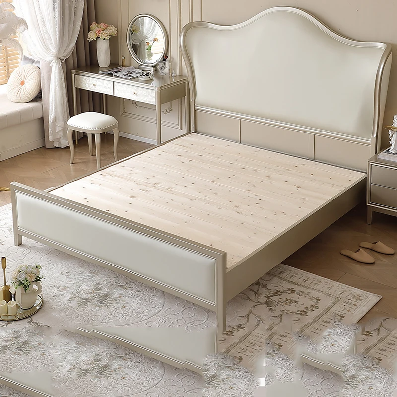 ^Princess European Massage Bed Castle Luxury Sleeping Bedroom Safe Simple Design Bed Double Queen Muebles Lounge Suite Furniture