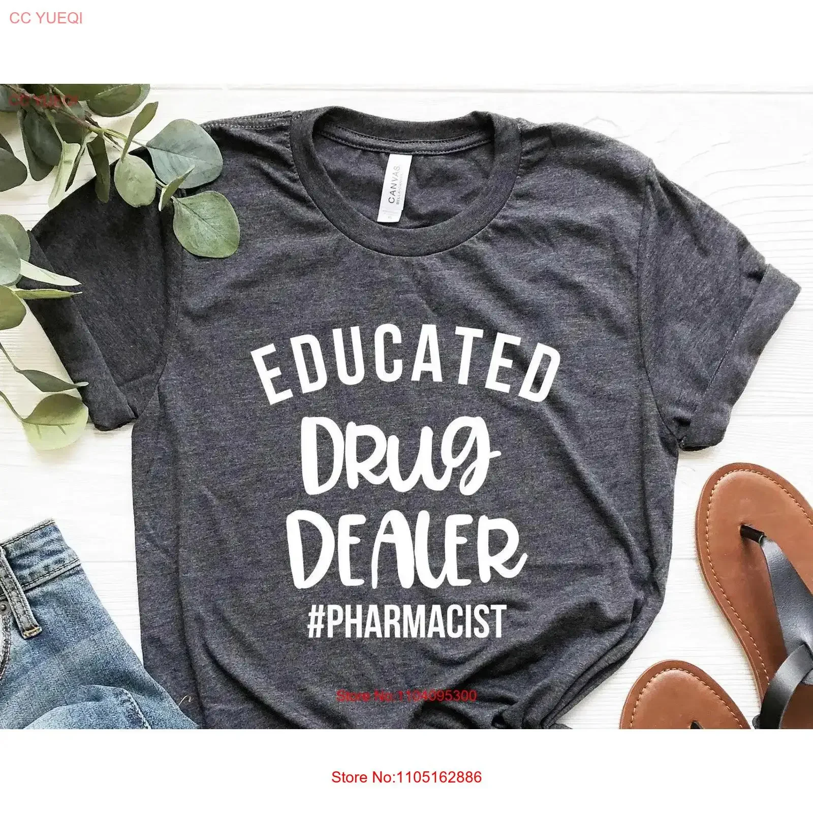 

Educated Drug Dealer T Shirt PharmacisT gifts for women Student Funny Pharmacy Technician gift vintage Washed graphic