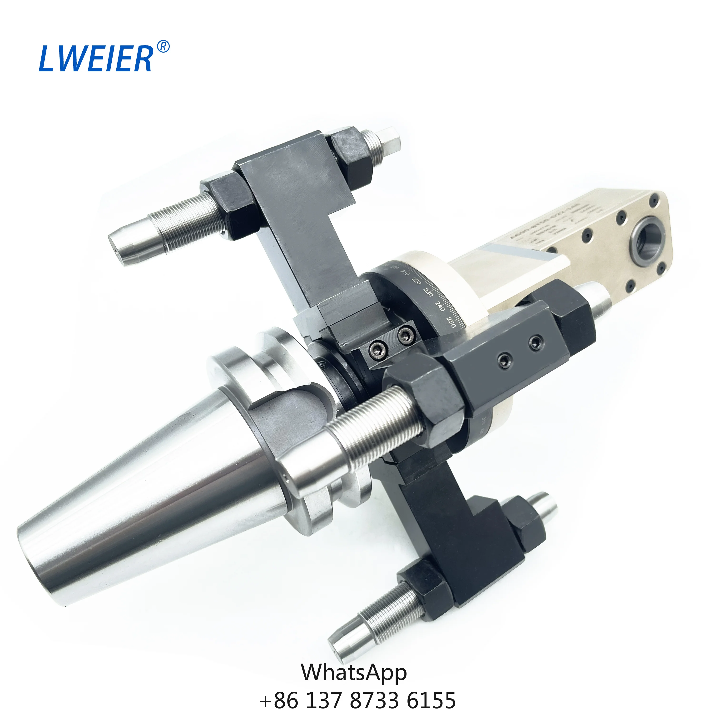 LWEIER BT50 Customized Side Milling Head With Four Column Angle Head High Rigidity And High Speed Milling Machine