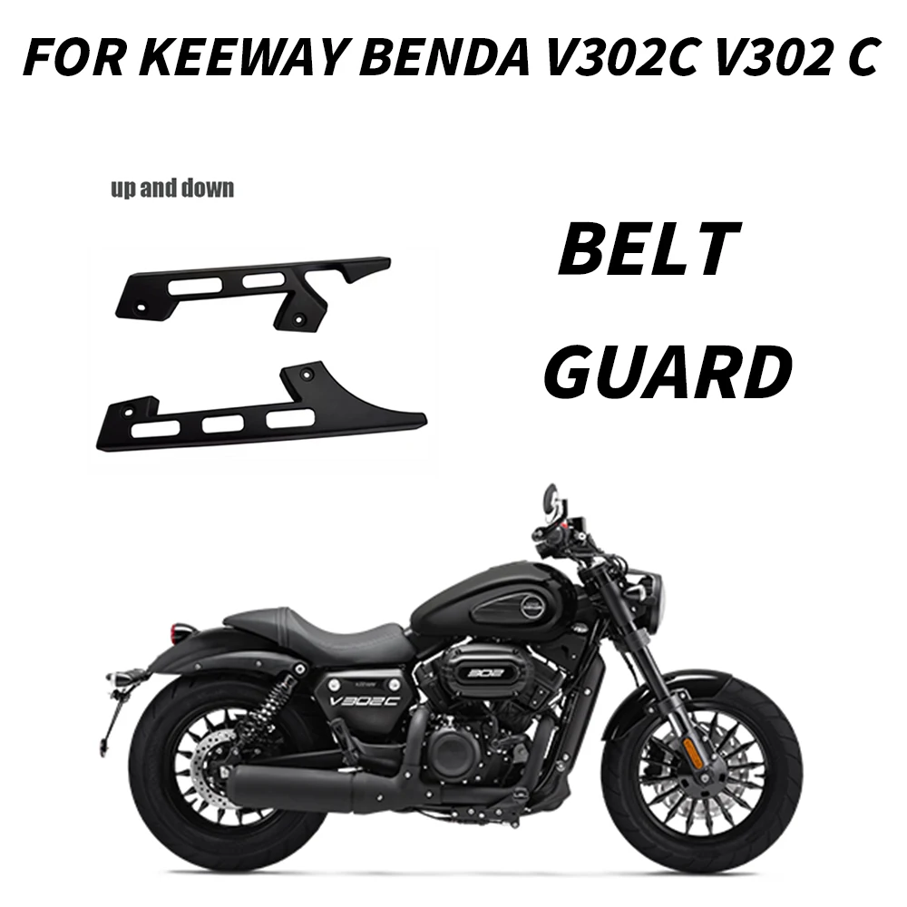 

Motorcycle Belt Upper And Lower Protective Cover For Keeway Benda V302C V302 C Belt Protective Cover V302C V302 C