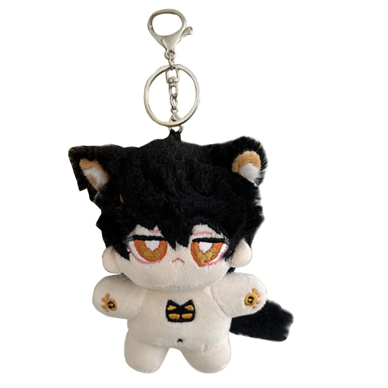 

Mini Schoolbag Pendant Keychain Ladies Idol Furry Cartoon Charm For Boys Girls Vending Machine