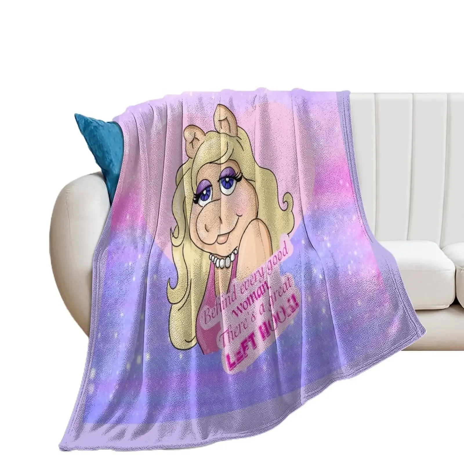 Miss Piggy Throw Blanket Tourist Moving Luxury Brand Decorative Sofa Blankets