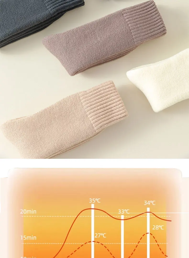 Winter männer Verdickte Warme Socken Plus Große Größe Hohe Qualität Kaschmir Socken Harajuku Retro Casual Terry Schnee Socken – Detail 4