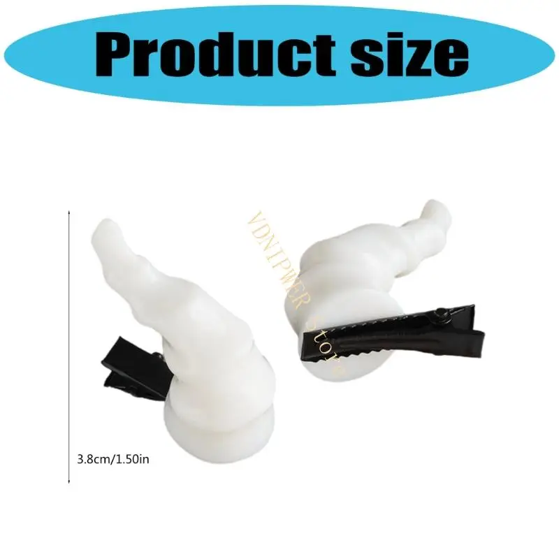 3 pares Barretas Horn Horn para Cosplay Costume anime Accesorios ACCESORIOS PERSORES DEL PUEBLO DEL PUEBLO PARA ROLEPLAY