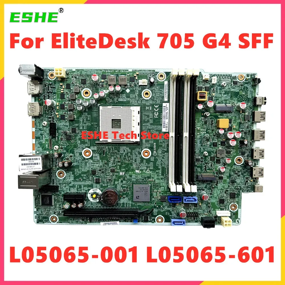 L05065-001 L05065-601 For HP EliteDesk 705 G4 SFF Notebook Motherboard L02056-001 AM4 DDR4 100% Test OK