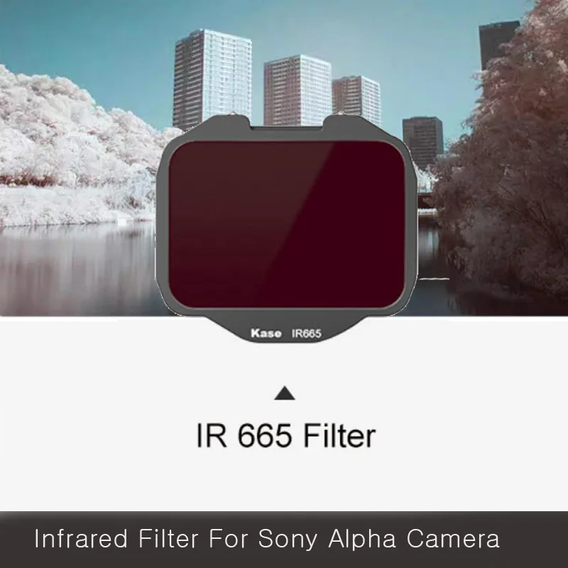 

Kase Built-in Infrared Filter IR665 For Sony Alpha Cameras A7r A7c a7R IV a9