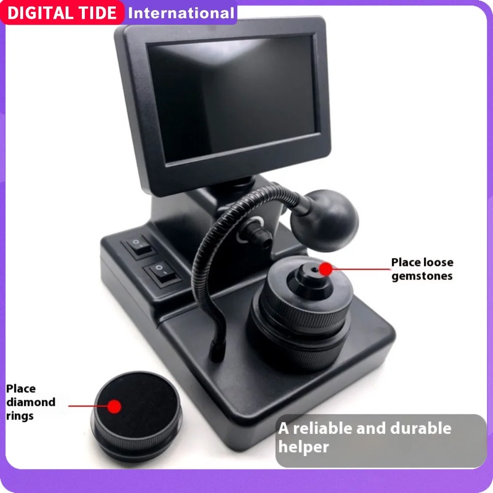 

Микроскоп с поясным кодом, 1500-кратное увеличение, ЖК-экран, цифровой микроскоп для проверки ювелирных изделий, инструмент для идентификации призма на талии