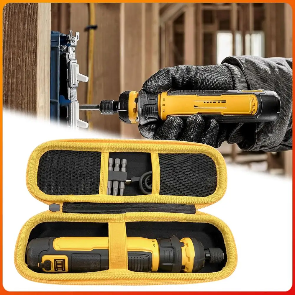 

Прочный кейс для хранения аккумуляторной отвертки DEWALT (DWHT66719) с внутренними карманами и ручкой для переноски