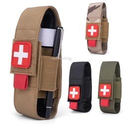 Tactical Tourniquet Pouch Holder Hunting Trauma Medical Shear Pouch Outdoor Elastic Tourniquet Holder Pen Flahslight EDC Bag