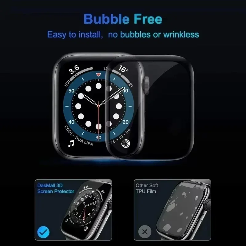 High Quality Flexible Film for Apple IWatch Ultra 2 3 49MM Series 11 10 9 8 7 6 5 4 SE 46mm 42mm 45mm 44mm 41mm Screen Protector