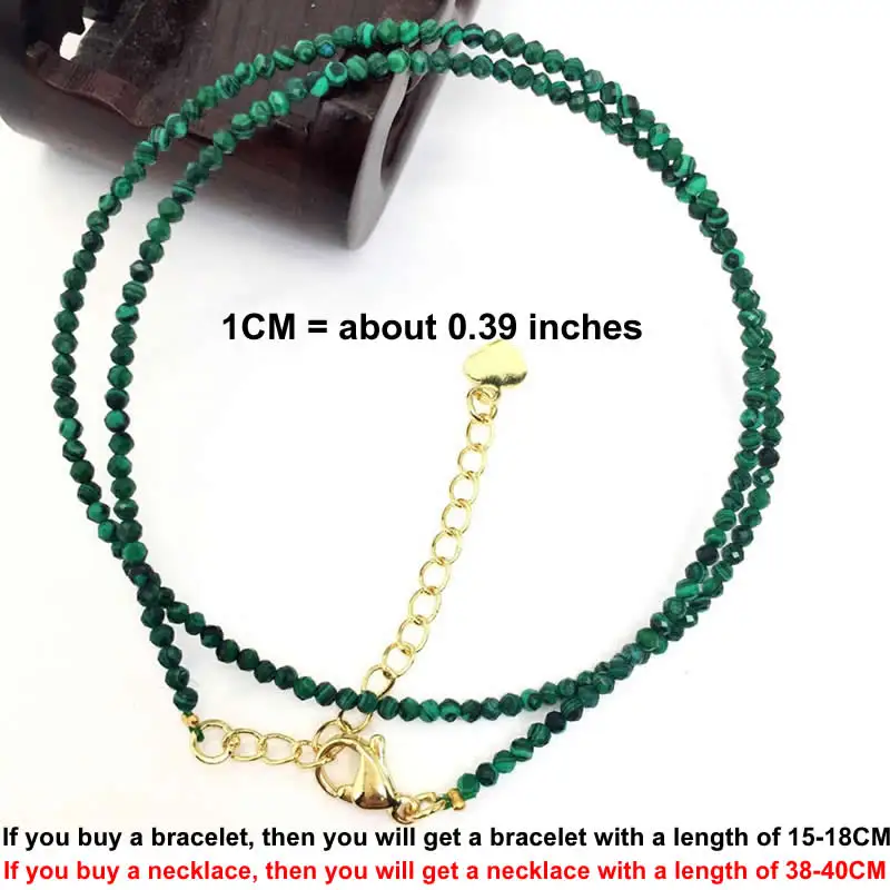 Facettierte Edelsteine 2-3mm Perlen Halskette Armband Kristall Quarz Achat Labradorit Amazon Choker Herren Damen Schmuck Party Geschenk – Detail 14
