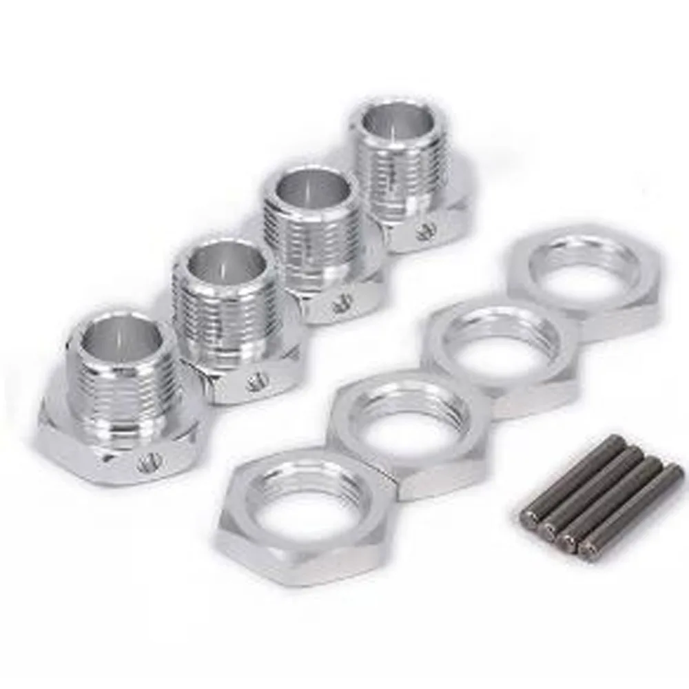 4 Stück YSIDO Aluminium 17 mm Sechskant-Radmuttern-Adapter für 1/8 1/7 ZDRacing Summit E-Revo ARRMA Buggy HSP 94762 94081 RC Auto – Detail 9
