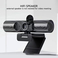 4K Web Cam USB Driver-free Webcam 2K 1080P 30fps Auto Focusing HiFi Speaker Noise Reduction Mic PC Camera for Laptop Video