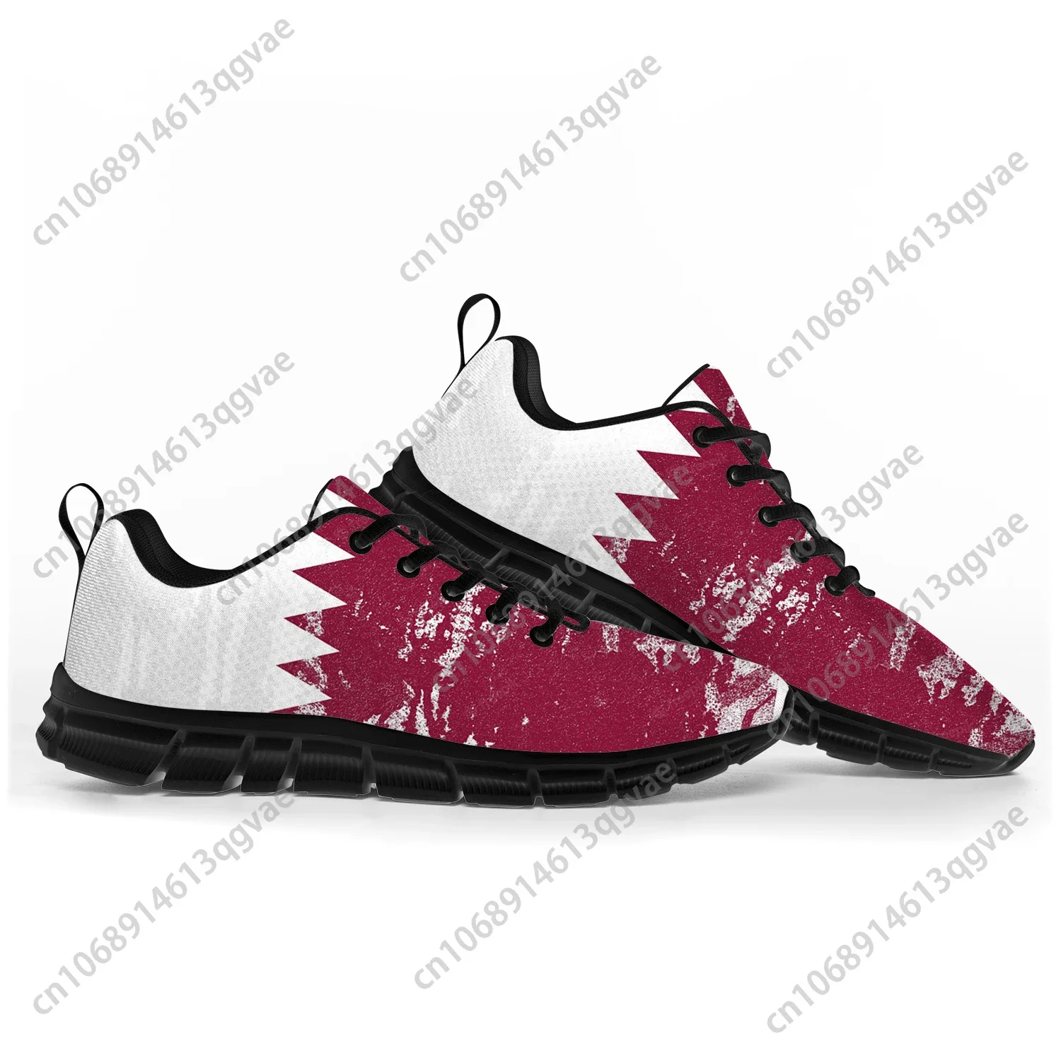 Qatar Flag Sports Shoes Mens Womens Teenager Kids Children Sneakers Qatar Casual Custom High Quality Couple Shoes