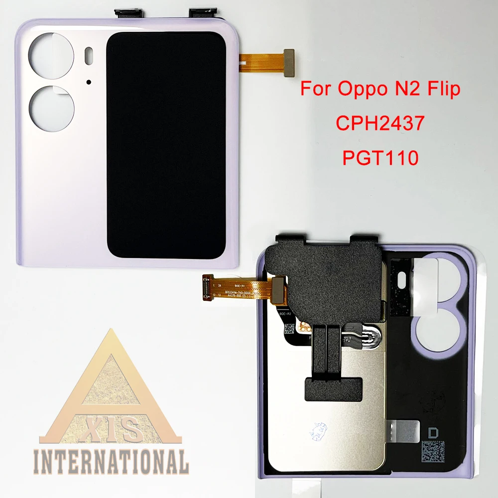 3.26\'\' Amoled Original For Oppo Find N3 Flip Back Cover LCD PHT110 External Display Touch Digitizer For Find N2 Flip PGT110