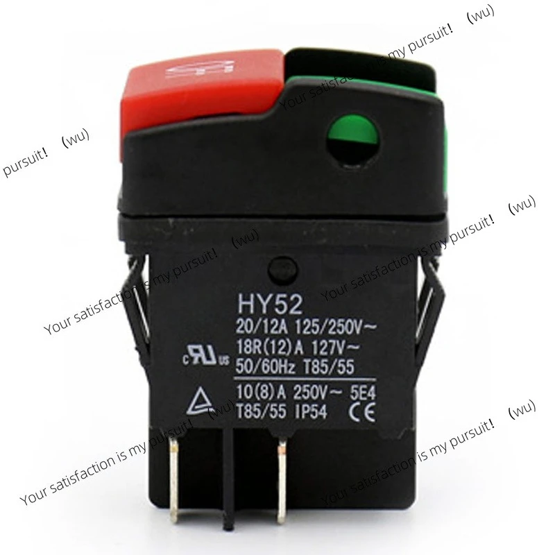 Suitable for KEDU HY52 125/250V industrial power button switch, suitable for mechanical equipment, electrical room