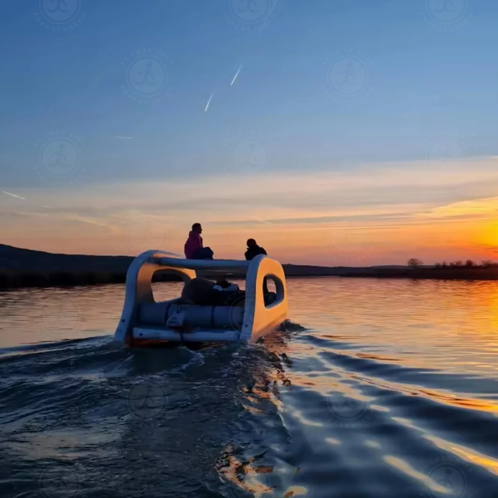 حار بيع الرياضة نفخ يخت متعدد المياه اللعب سلسلة المعدات الفاخرة الترفيه قارب كهربائي #4