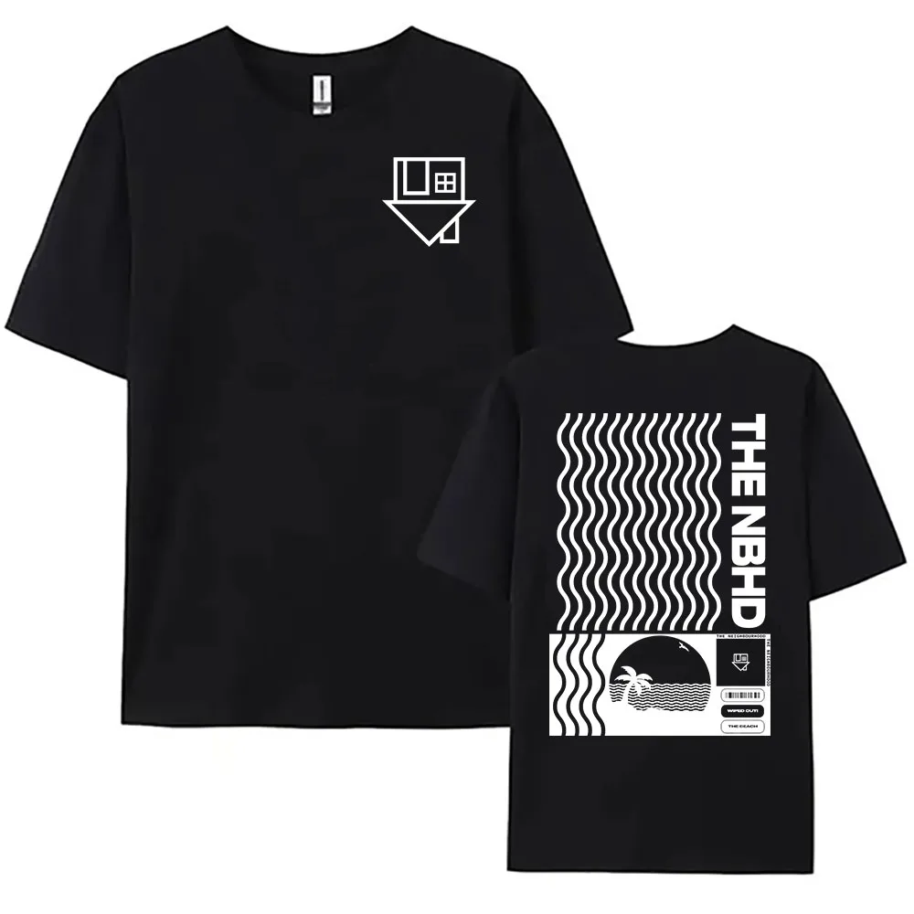 Camisetas con estampado de álbum limpia, camiseta de la banda NBHD del vecino, camiseta de algodón de alta calidad para verano, ropa para hombres y mujeres