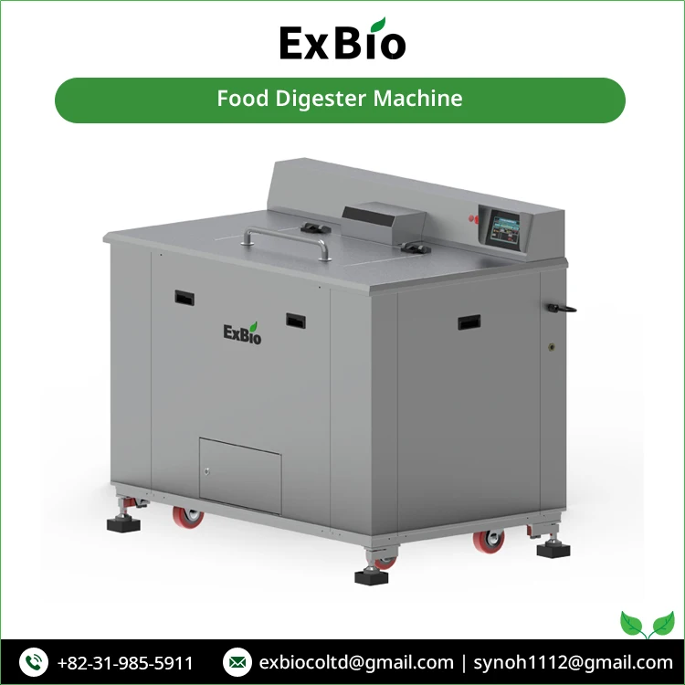 Food Waste Digester Machine Supplier Of Superlative Quality Exbio 300kg/day Capacity Food Waste Disposal Composting Machine