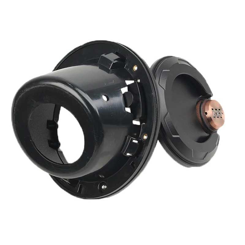 Super Sale Combination Lock Fuel Tank Cap, Locking Cap for Jeep for Wrangler JK JKU, Aluminum Gas Cap