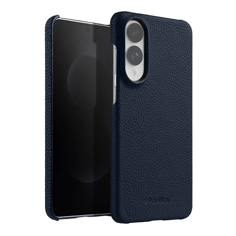 

Роскошный чехол из натуральной яловой кожи личи для Samsung Galaxy S25 Edge Business Cover