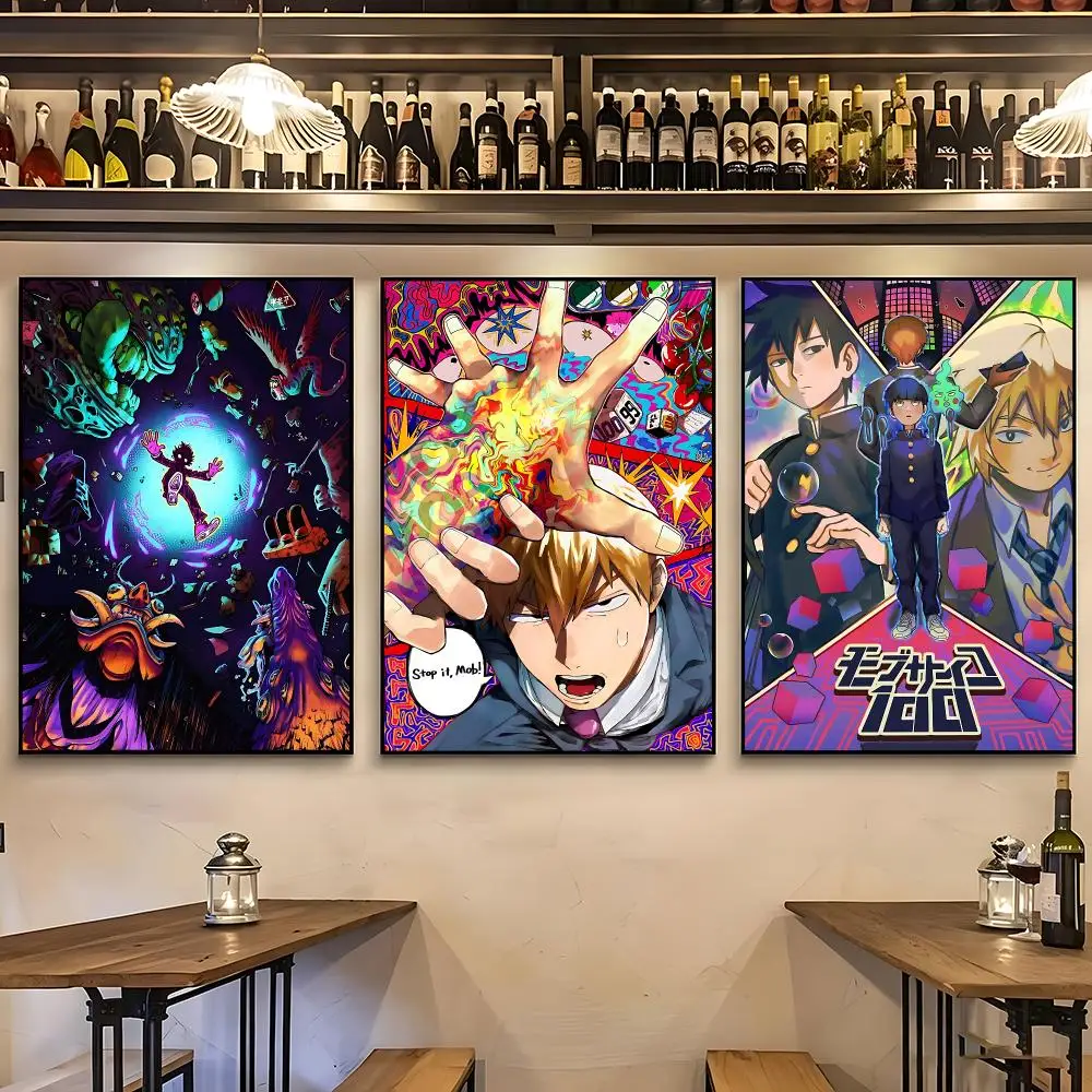 anime Mob Psycho 100 Poster Poster HD Printing Nordic Style Home Decor Wall Art for the Living Rooms Hallways Gift Giving