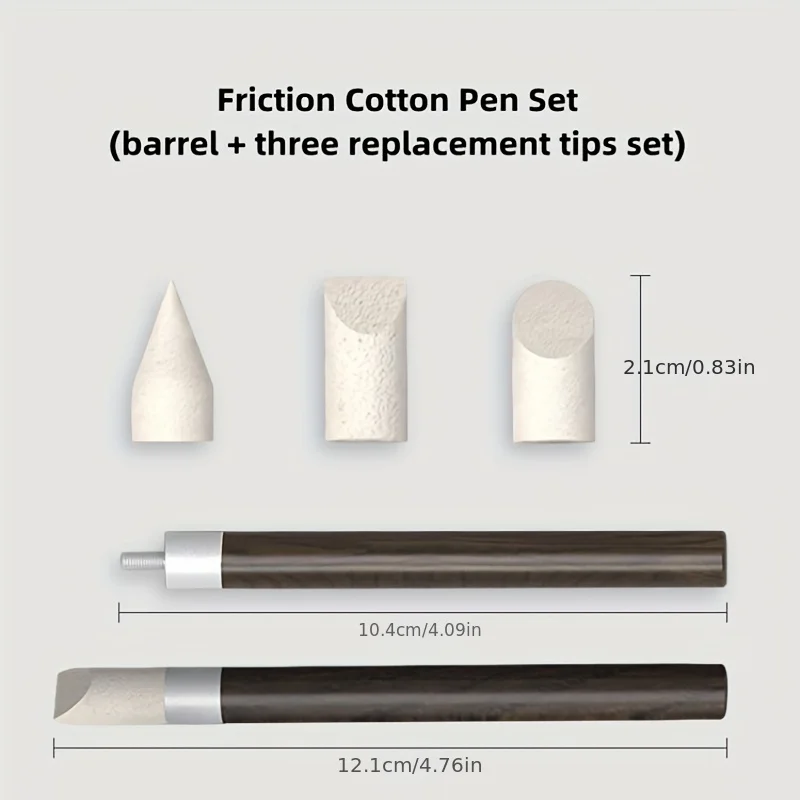 Art Sketch Detail Rubbing Cotton Pen Sketching Erasers Pastel Rubbing Detail Shaping And Retouching Cotton Eraser Art Brush Set