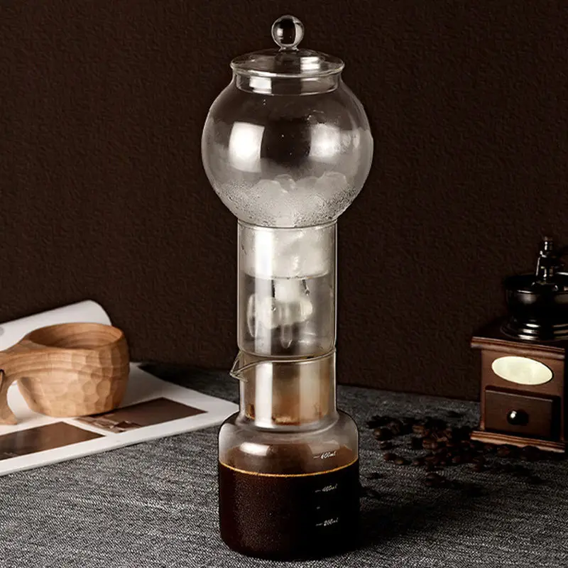 600 мл семейный кофейник с капельным фильтром, набор кофейников для холодного приготовления, ручная работа, посуда для холодного приготовления кофе, стеклянный Стандартный котелок