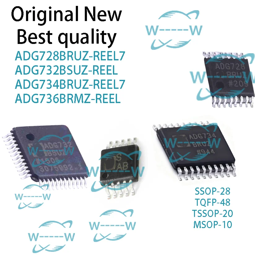 (2-5PCS) ADG728BRUZ-REEL7 ADG732BSUZ-REEL ADG734BRUZ-REEL7 ADG736BRMZ-REEL ADG728 ADG732 ADG734 ADG736 SAB IC CHIP