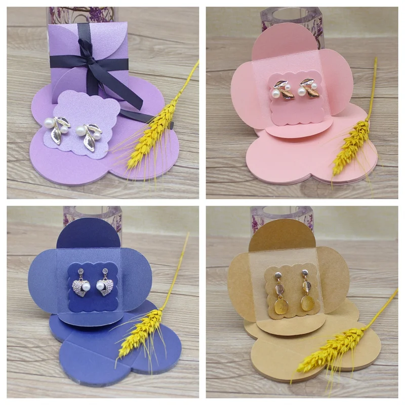20 sets of commonly used gift packaging boxes, simple necklace boxes, multi-color gift packaging boxes