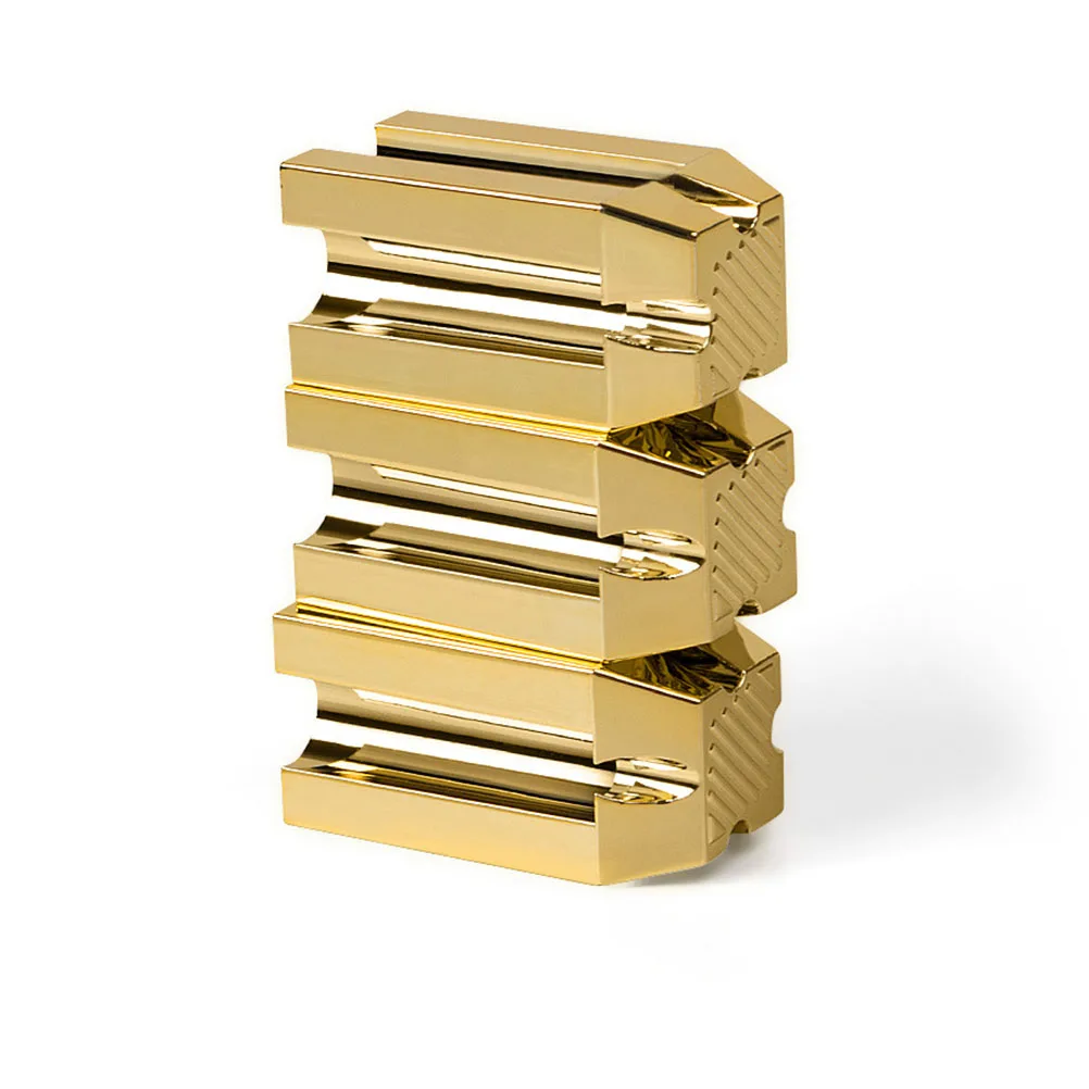 

1pc Eyebrow Pencil Sharpener Golden Slot Portable Makeup Pencil Sharpening Tool For Eyeliner Brow Pencils Beauty