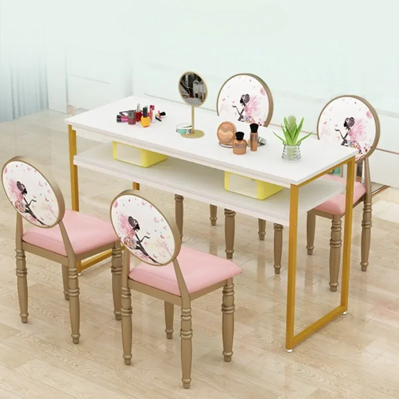 

Украшение стула для ногтей, трендовый стол, подлокотник для маникюра, подставка для ногтей, пылесборник Muebles Estetica Belleza Professional Salon