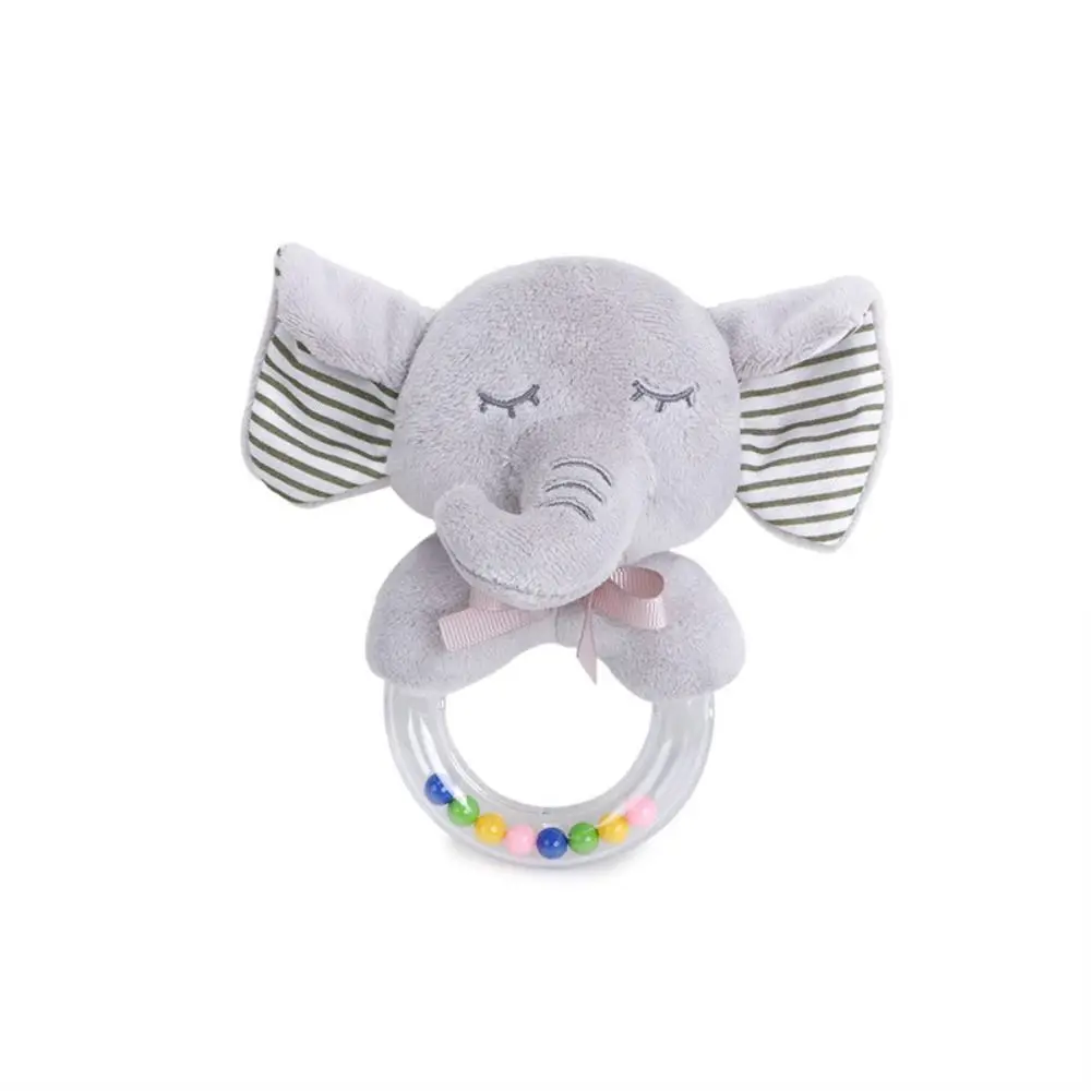 Cloche à Main en Forme d'Animal de Dessin Animé, Hochet en Peluche pour Éducation Précoce, Jouets pour Bébé