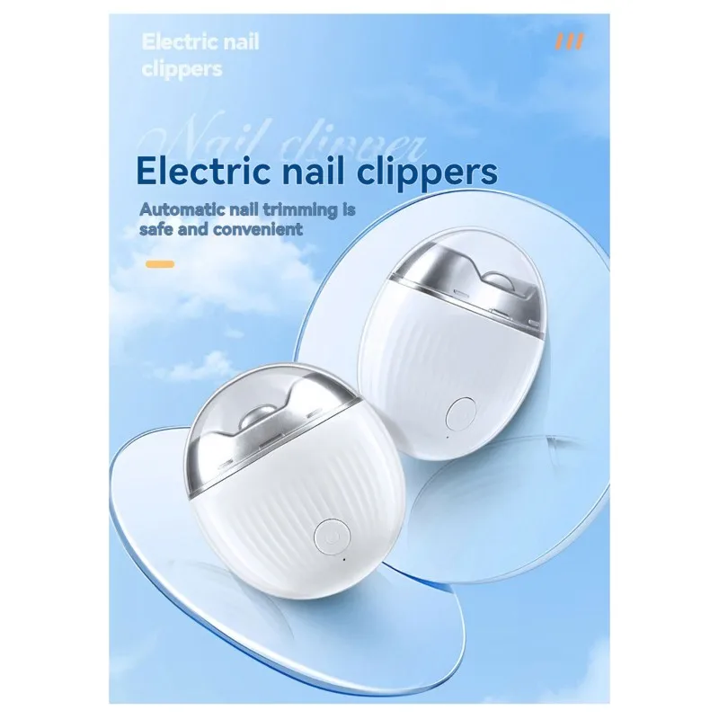A73U Automatic Rechargeable Nail Clipper& Grinder Electric File For All Ages, Safe Gentle Trimmer For Baby Kids Adults Elder