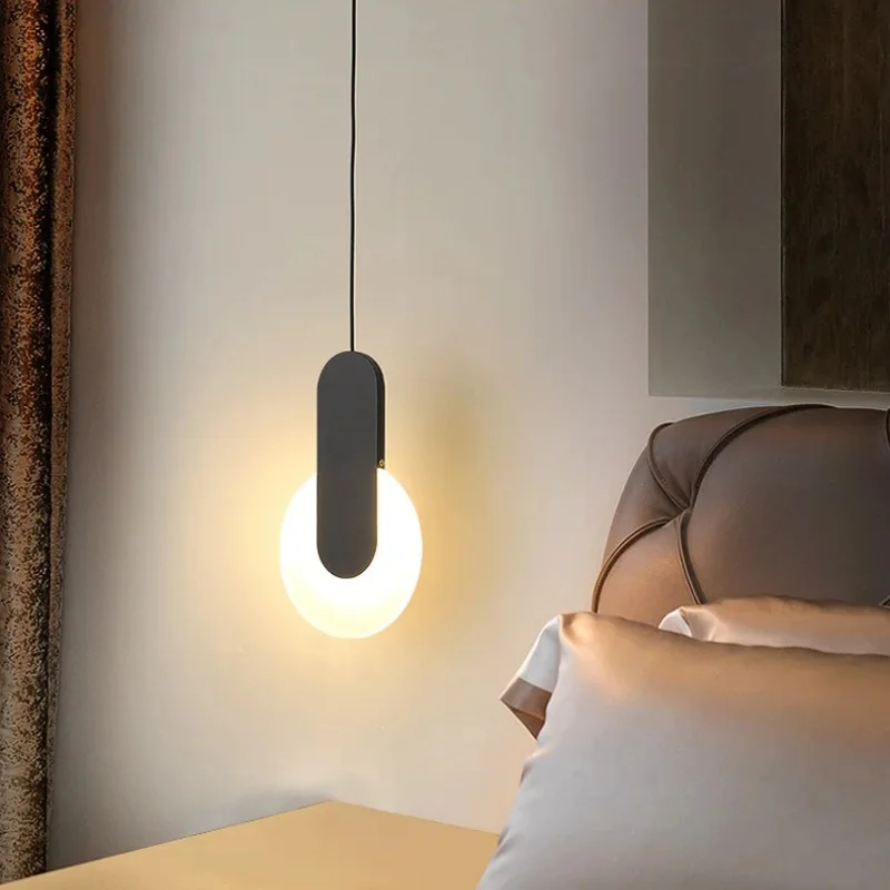 

Nordic classic bedside LED pendant lights designer bedroom dining table living room hanging lamp home decoration indoor lighting