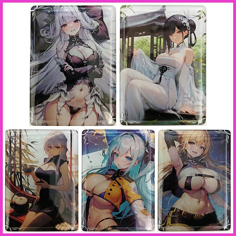 

Anime Goddess Story Rare Drip Refractive Game Collectible Cards Hatsune Miku Yuuki Asuna Cheshire Toys for boys Birthday Gift