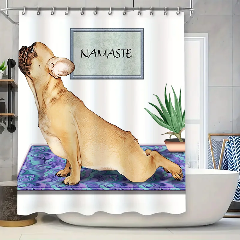 

Elegant Bath Shower Curtain with Royal Medallion Design in Green, Gold Red for Bathroom Decorations Custom Size Available