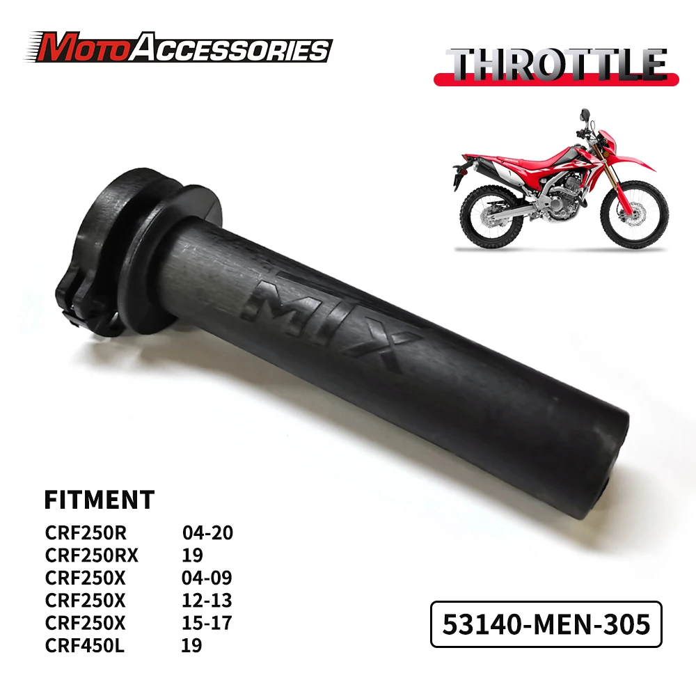 

Motorcycle Handlebar Hand Grip Dual Cable Throttle Tube For Honda CRF250R CRF250X CRF250RX CRF450L CRF450R CRF450RWE CRF450X