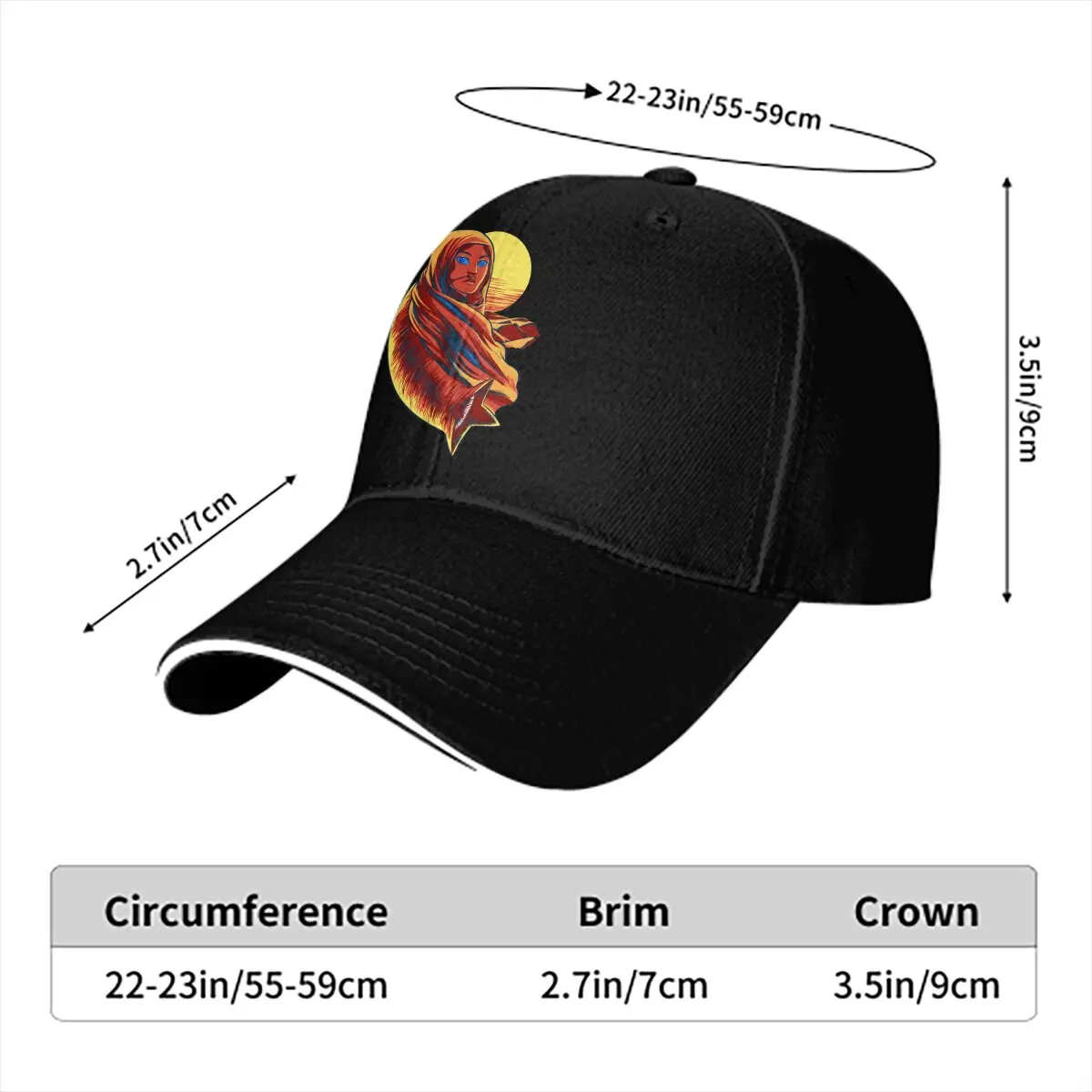 Chani Baseball Cap Men Hats Women Visor Protection Snapback Dune Chronicles Sci-Fi Movie Caps