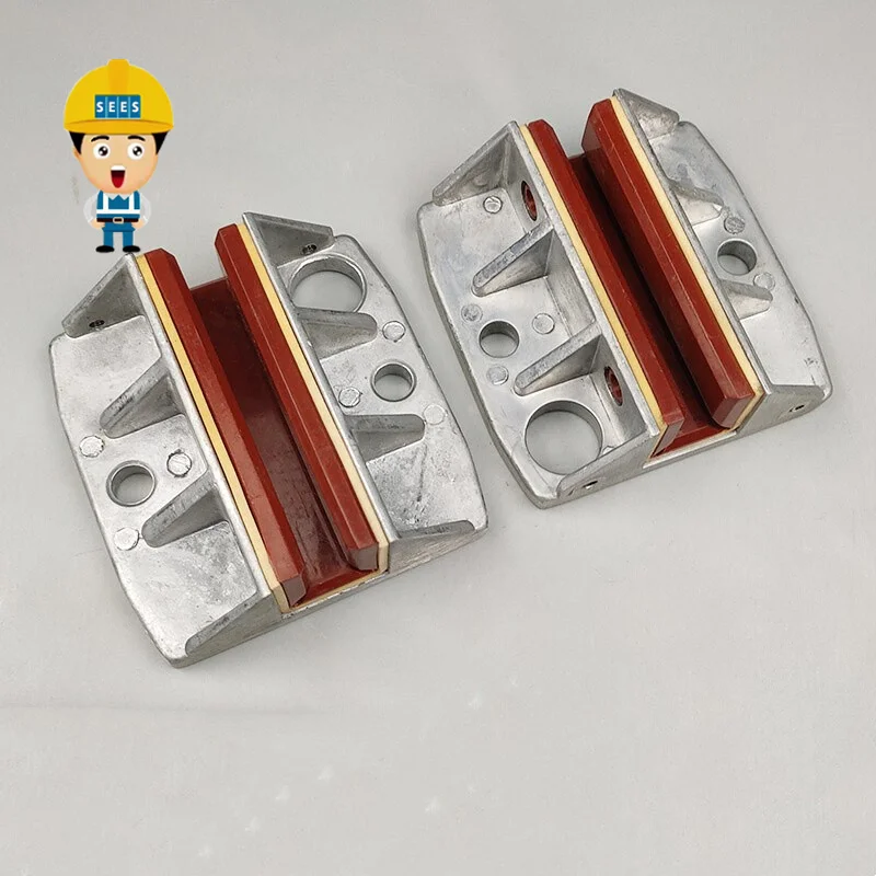 SEES 59370732 Elevator Sliding Guide Shoe Use for 5200 5500 Length 100mm Groove Width 10/16mm 1LOT=1PCS