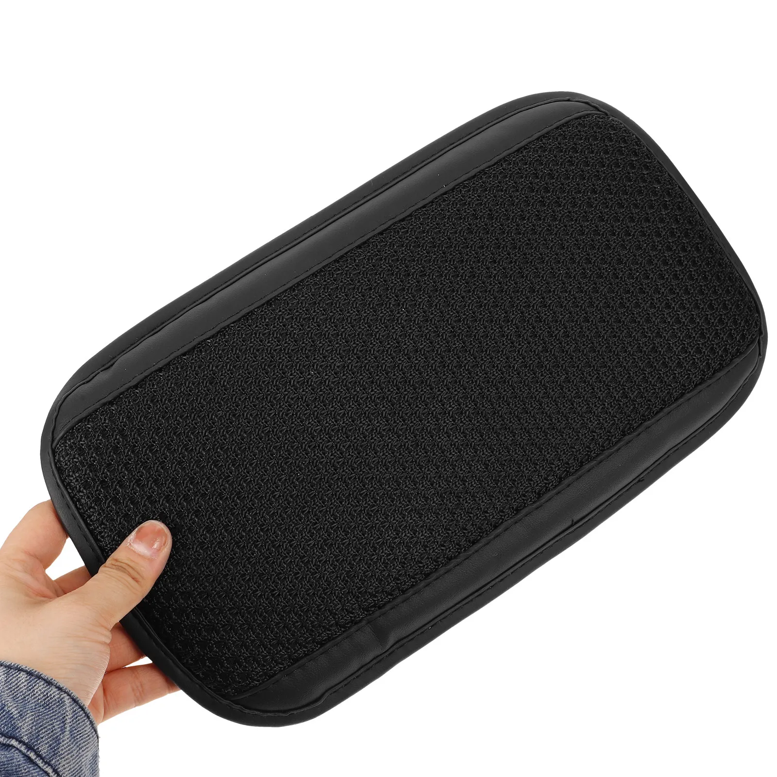 

Car Armrest Cushion Breathable All-Season Padded Cover Comfortable Heightened Design Stylish Auto Console Protector For