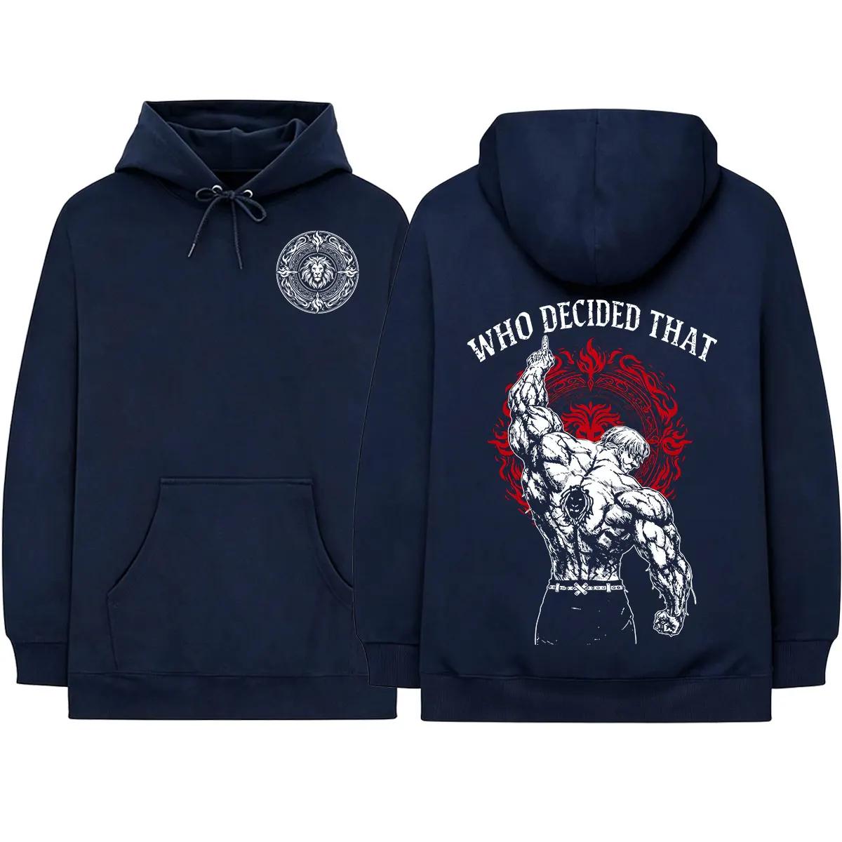 Anime Die Sieben Todsünden Escanor Manga Hoodies Herren Damen Kleidung Mode Fleece Langarm Kapuzenpullover Streetwear – Detail 3