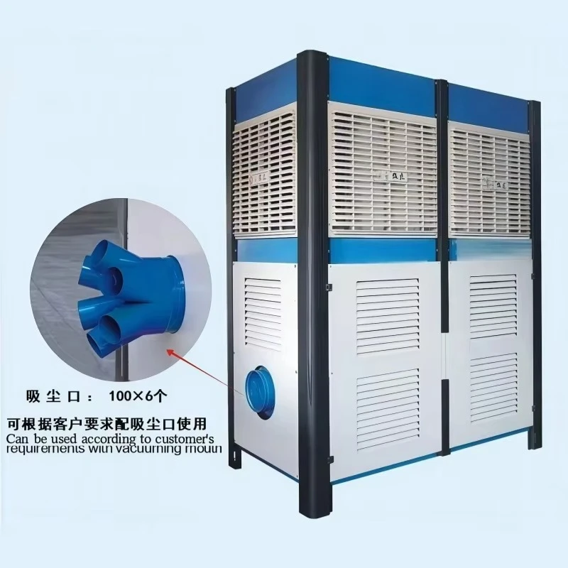 High-Efficiency Energy-Saving Motor Cabinet Dust Collector 3kW 100x6 Dust Inlets Customizable Industrial Vacuum Cleaner