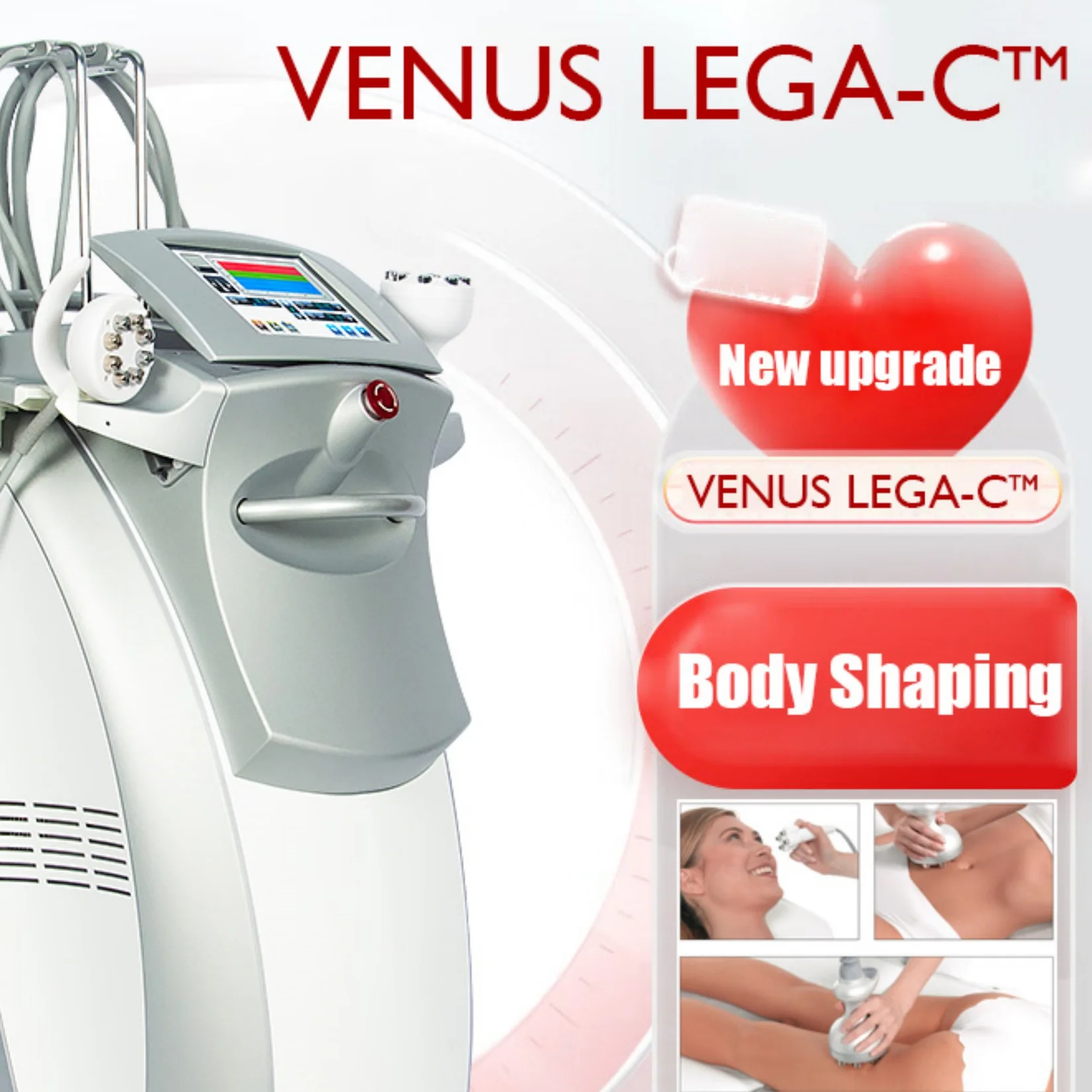 

Аппарат Gold Venus Legacy Purple Gold для радиочастотной липосакции, вакуумного массажа, борьбы с целлюлитом, подтяжки тканей, сжигания жира и коррекции фигуры