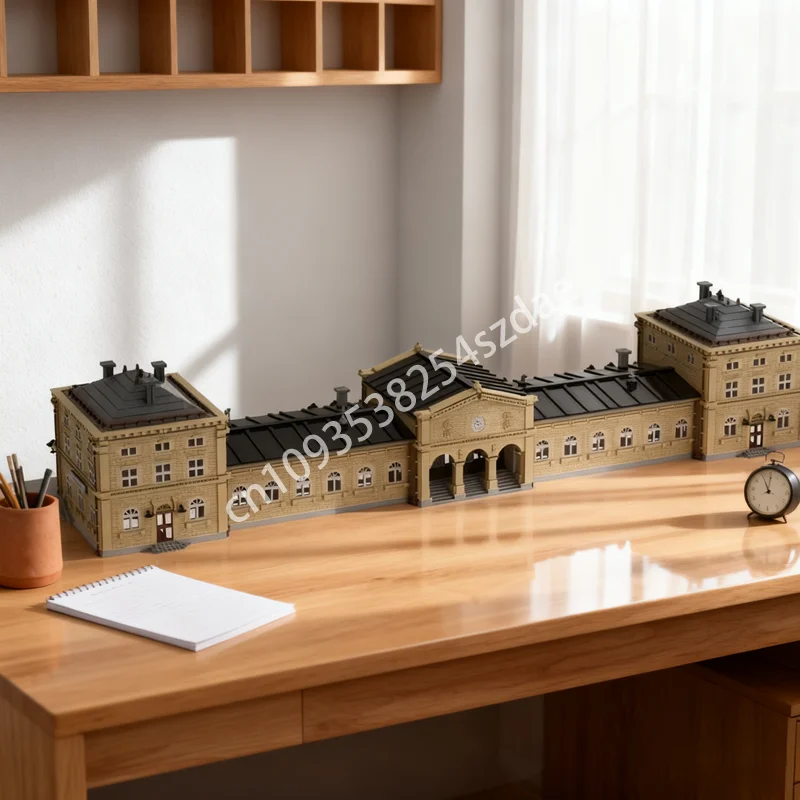 

13924pcs MOC Main Train Station Interlockingen Trained Model Building Christmas Gift Blocks Toys DIY Creative Idea Kids Birthday