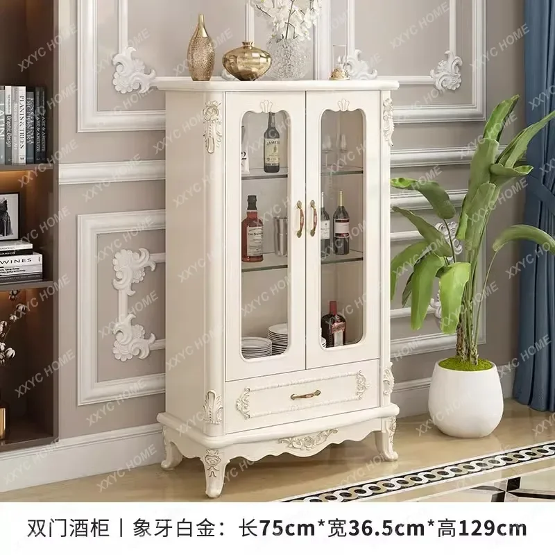 Style Elegant Living Room Cabinet Modern Simple Entrance Storage Kitchen Cabinet