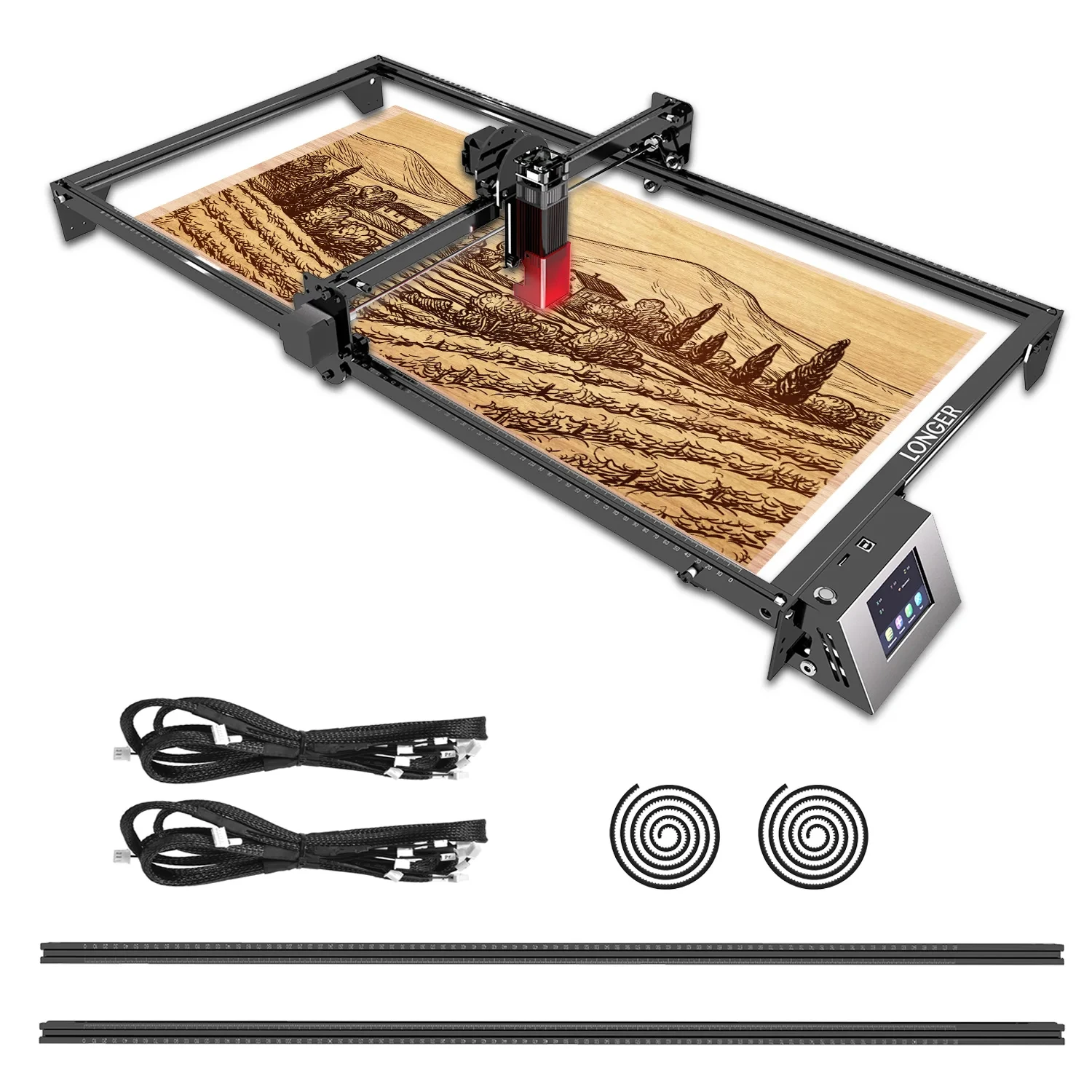 LONGER Extension Kit For Longer Ray5 5W 10W 20W Engraving Area is Expanded to 15.7